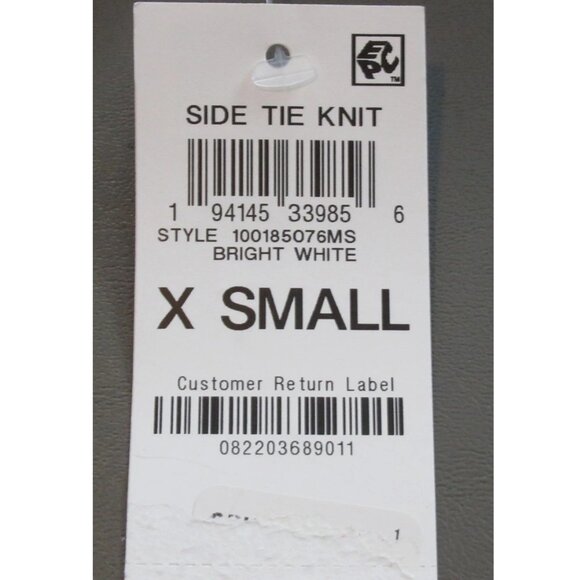 On 34th Women's Modal Blend Side-Tie Knit T-Shirt Top, Bright White, XS - Picture 4 of 6